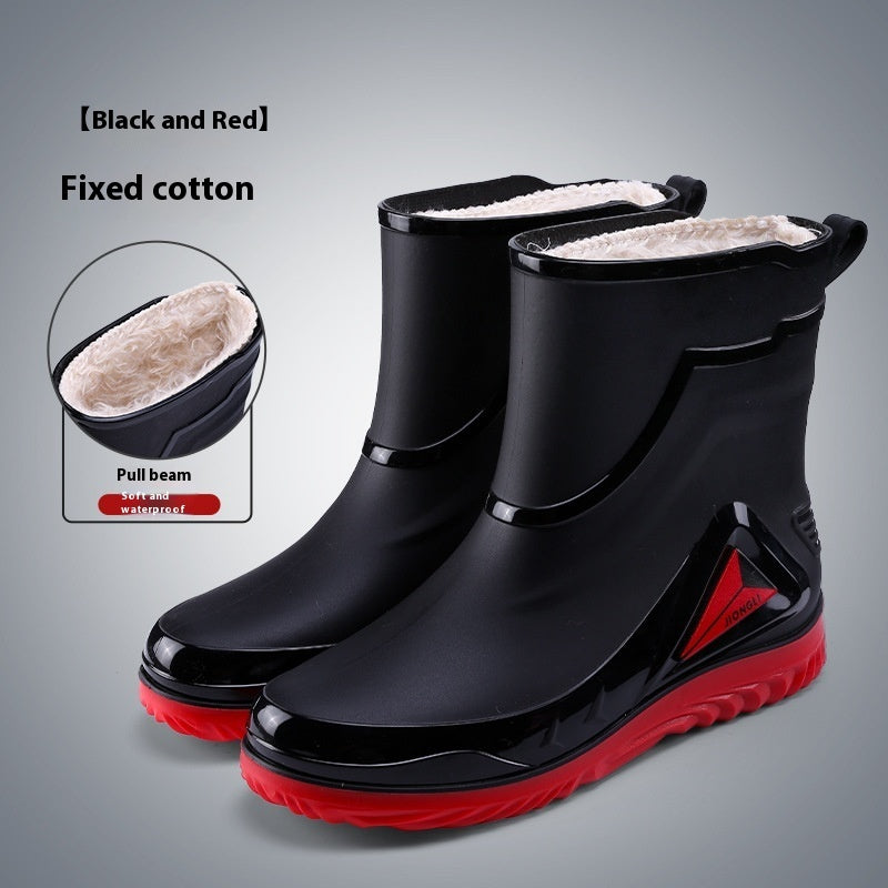 Closed Waterproof Shoes Outdoor Rubber Boots - Enfance-Heureuse