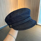 British Retro Octagonal Hat Fashionable Elegant Face-looking Newsboy Hat