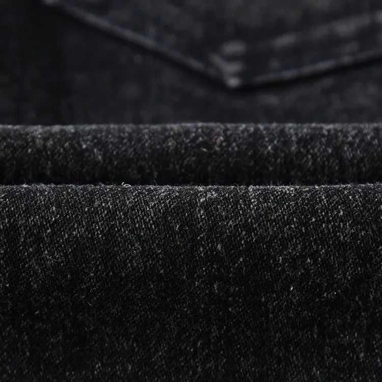 Children's High Elastic Fitting Denim Trousers - Enfance-Heureuse