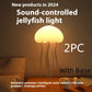Jellyfish Mood Lamp LED Jellyfish Night Light Portable Jellyfish Lamp Jellyfish Decorations Smart Table Lamp For Bedside Desk - Enfance-Heureuse