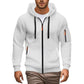 Zipper Hooded Sweatshirt Men's Sports Casual Cardigan Coat