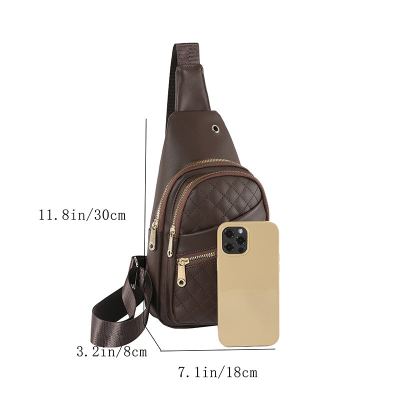 Storage Bag & Travel Bag Small Sling Bag Crossbody Chest Shoulder Water Resistant Sling Purse One Strap Travel Bag For Men Women Boys With Earphone Hole - Enfance-Heureuse