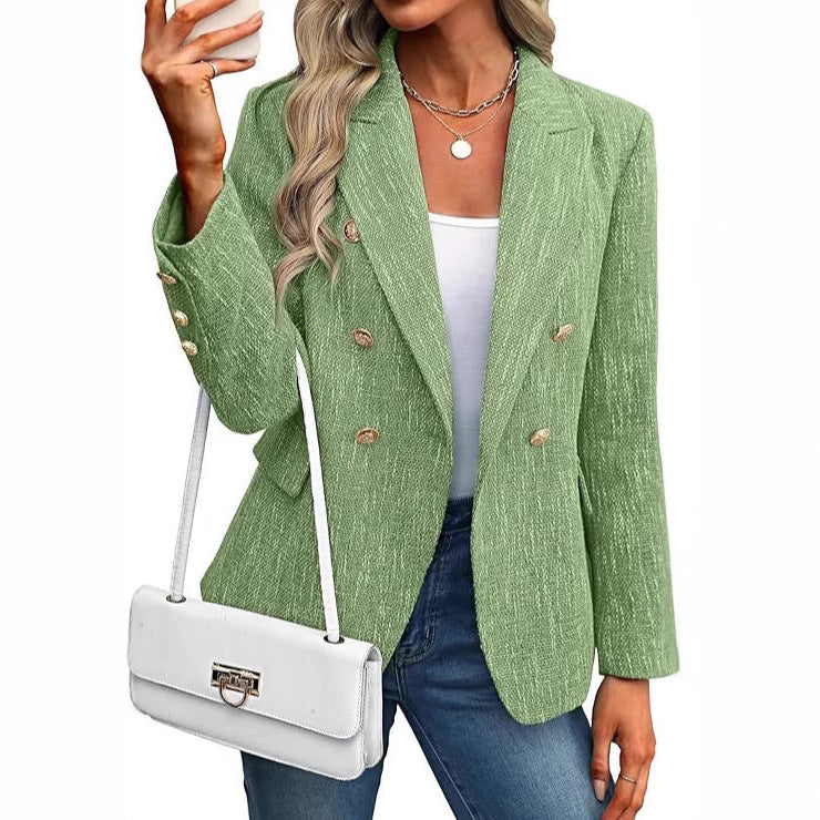 Women's Clothing Solid Color Suit Autumn Simplicity Style - Enfance-Heureuse