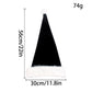 Black Christmas Hat Halloween Plush Hat Thickened Plus-sized Christmas Hat