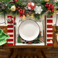 Christmas Holiday Decoration Insulation Anti-scald Placemat - Enfance-Heureuse