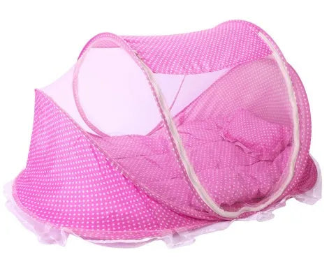 Pliable Bébé Moustiquaire Avec Oreiller + Net 2 pièces Ensemble - Enfance-Heureuse