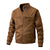 Suede Stand Collar Men's Jacket Double Zipper Pocket Clothing Mens - Enfance-Heureuse