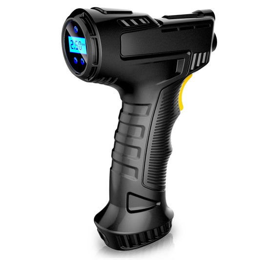Portable Car Tire Inflator DC 12V Digital Car Air Compressor Electric Air Inflator With LED Light 150PSI - Enfance-Heureuse
