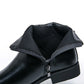 Men's British Style Fashion High-top Leather Shoes Side Zipper Mid-Top Martin Boots - Enfance-Heureuse