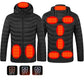 New Heated Jacket Coat USB Electric Jacket Cotton Coat Heater Thermal Clothing Heating Vest Men's Clothes Winter - Enfance-Heureuse