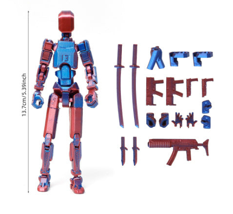 Multi-Jointed Movable Shapeshift Robot 2.0 3D Printed Mannequin Dummy Action Model Doll Toy Kid Gift - Enfance-Heureuse