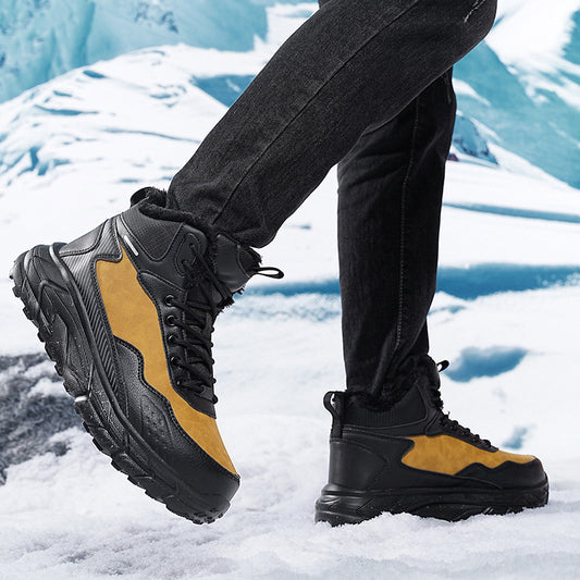 Cold And Warm High Cotton-padded Shoes Winter - Enfance-Heureuse