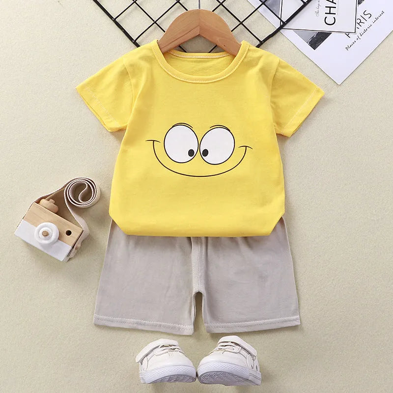 Cotton T-shirt Women Treasure Summer Shorts Baby Clothes Manufacturer - Enfance-Heureuse