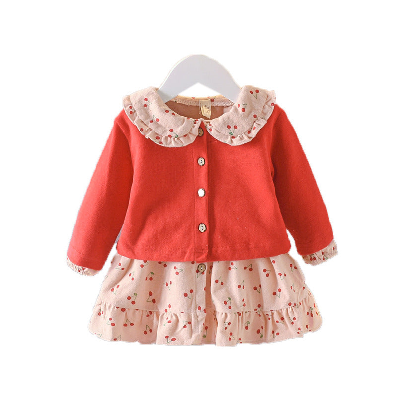 Baby Girl Autumn Clothing Suit - Enfance-Heureuse