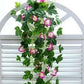 Simulation Plant Morning Glory Ratten For Wall Hanging Decoration - Enfance-Heureuse
