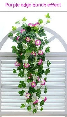 Simulation Plant Morning Glory Ratten For Wall Hanging Decoration - Enfance-Heureuse