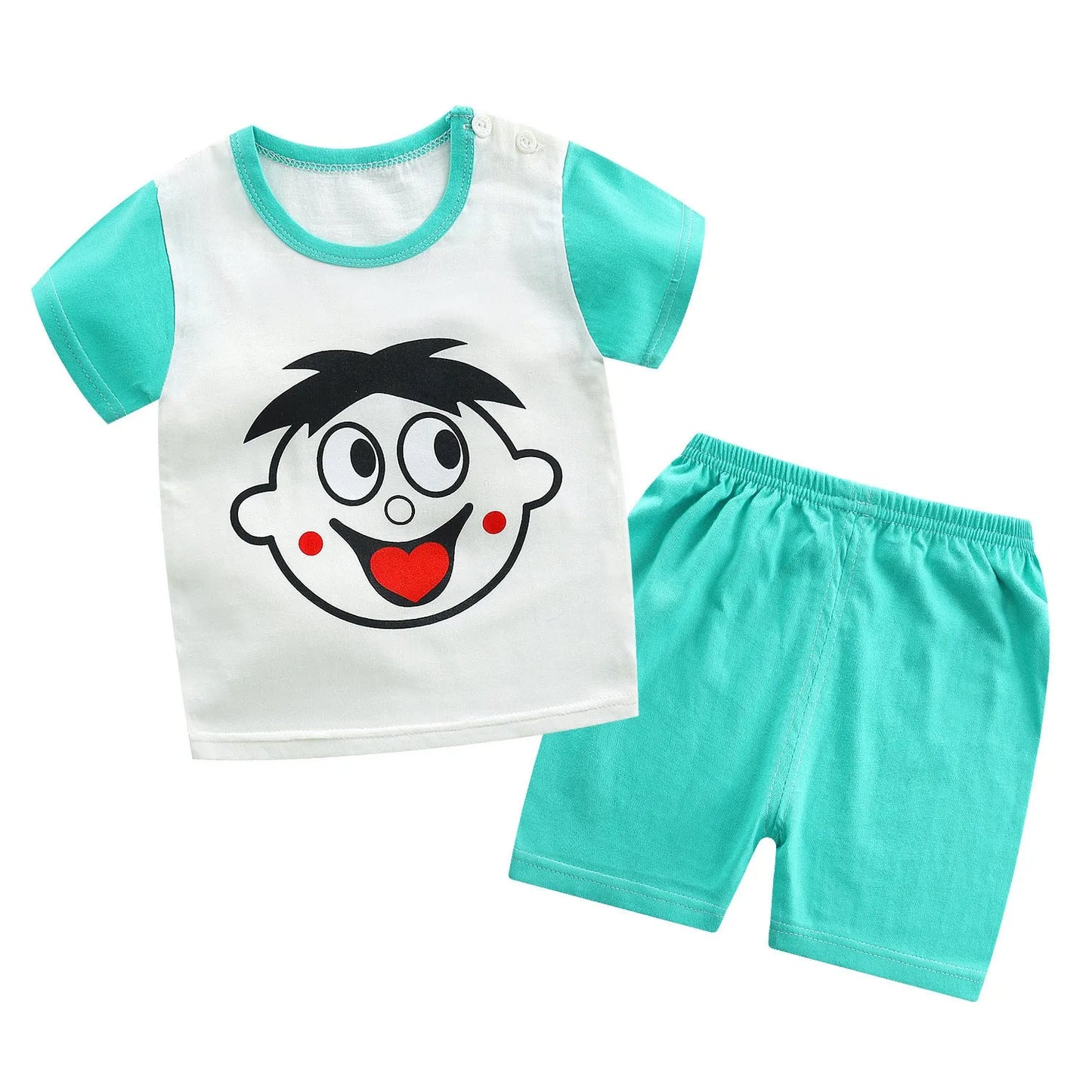 Cotton T-shirt Women Treasure Summer Shorts Baby Clothes Manufacturer - Enfance-Heureuse