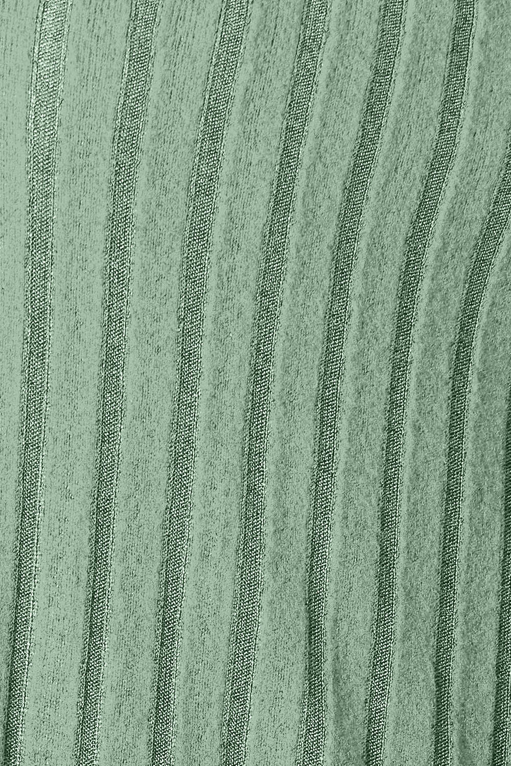 Basic Bae Full Size Ribbed Open Front Cardigan with Pockets - Enfance-Heureuse