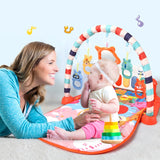Baby Fitness Frame Pedal Piano Baby With Music Kids Pedal Toy - Enfance-Heureuse