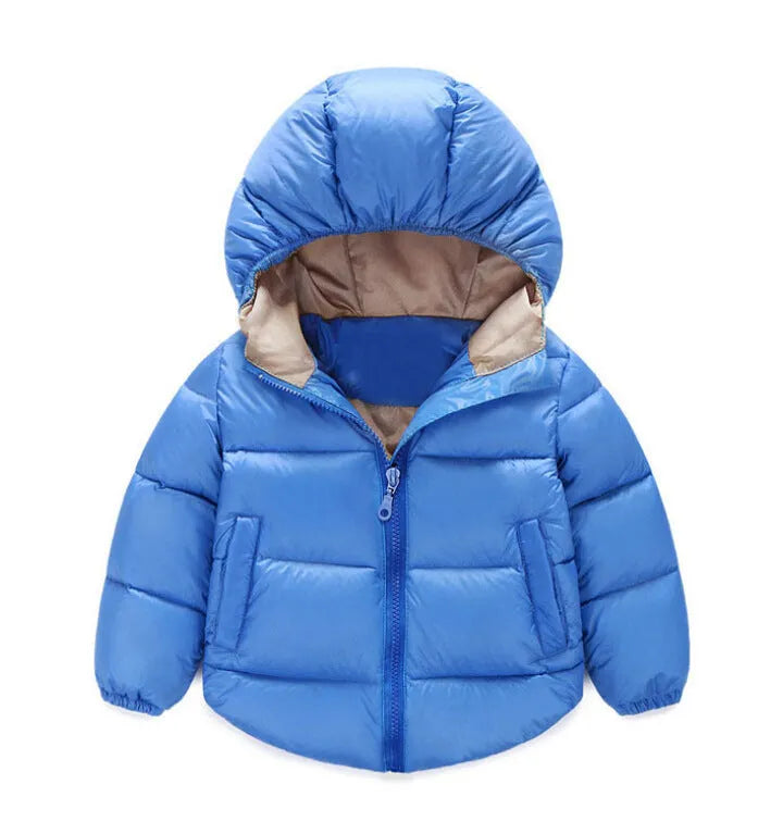 Winter Children's Clothing Cotton-padded Casual Down Jacket - Enfance-Heureuse