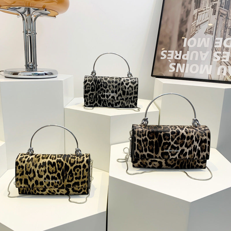 Women's Fashion Leopard-print Shoulder Bag - Enfance-Heureuse