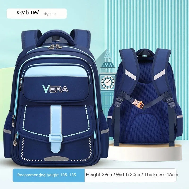 Backpack Spine Protection Waterproof Large Capacity - Enfance-Heureuse