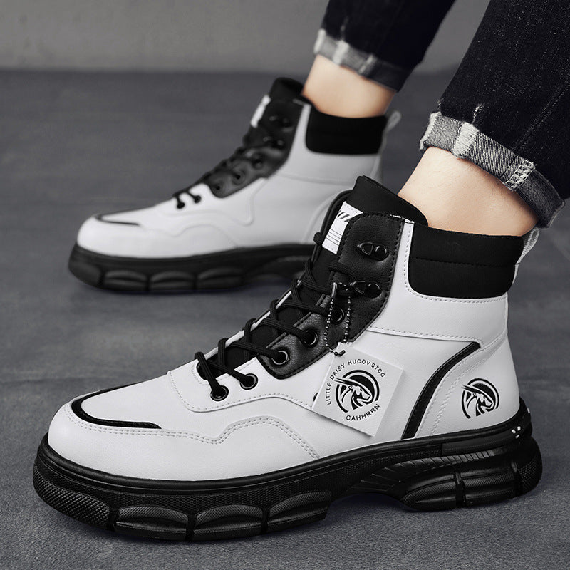 Men's Casual Trend High Top British Style Martin Boots - Enfance-Heureuse