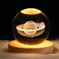 Luminous Starry Sky And Planets Moon Moon Crystal Ball Small Night Lamp Projection Ambience Light Creative Gift New Strange Gift - Enfance-Heureuse