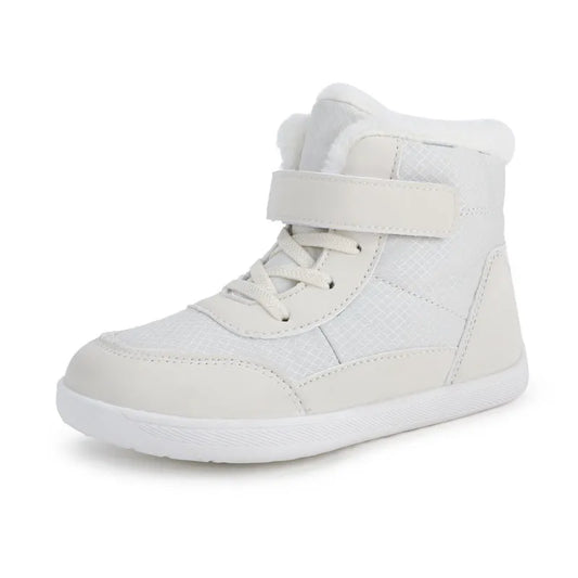 Children's High-top With Velvet Thick Wide-toe Cotton-padded Shoes Outdoor Keep Warm Snow Boots - Enfance-Heureuse