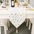 Christmas Snowflake Leaves Table Runner Table Decoration Decorations - Enfance-Heureuse