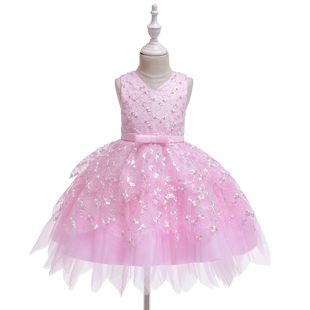Clothing Baby Girls Middle And Small Children Kindergarten Dresses - Enfance-Heureuse