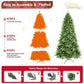 6ft PE, PVC Mixed Christmas Tree