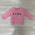 Sudadera informal con estampado de letras para niño