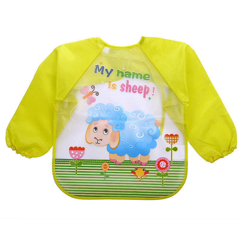 Children's Gown Long Sleeve Kids Waterproof Meal Baby Apron Painting Clothes Bib Protective Clothing - Enfance-Heureuse