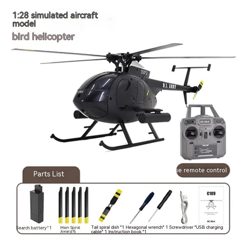 Remote Control Helicopter C189 Double Brushless Four Channels - Enfance-Heureuse