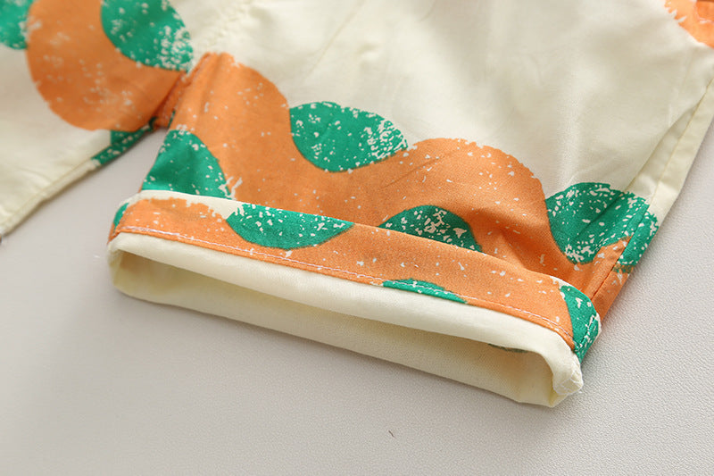 Beach Style Shirt Thin Holiday Shirt Casual Two-piece Suit - Enfance-Heureuse