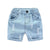 Shorts de plage en jeans déchirés pour garçons - Enfance-Heureuse