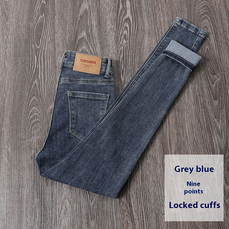 Black High Waist Stretch Jeans - Enfance-Heureuse