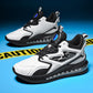 Color-matching Lace-up Air Cushion Sneakers Men's Lightweight Thick-soled Daddy Shoes Fashion Casual Running Sports Casual Shoes - Enfance-Heureuse