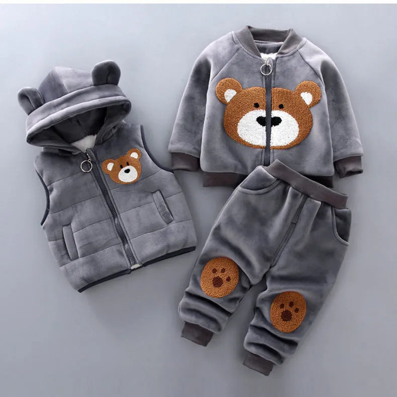 Children's Clothing Baby Three Piece Set - Enfance-Heureuse