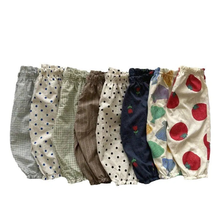 Thin Ankle-tied Air Conditioning Pants Casual Anti-mosquito - Enfance-Heureuse
