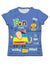 Children Boy T-shirt Clothes Casual Soft T-shirt Cute Cat Cartoon Pattern - Enfance-Heureuse