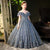 Big Children Children's Sequined Princess Dress Western Style Catwalk Costumes Winter - Enfance-Heureuse