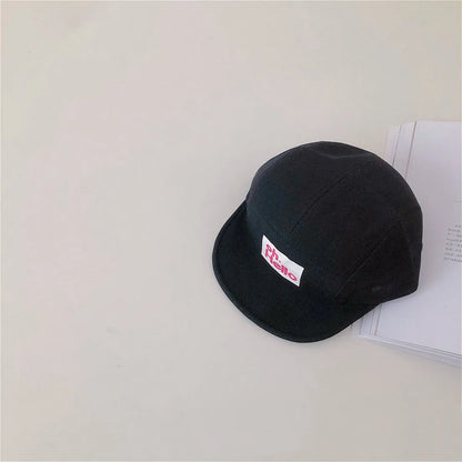 South Korea With The Same Paragraph Pressure Rubber Letters Children's Soft Brim Duck Tongue Hats - Enfance-Heureuse