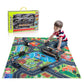 Mini Racing Toy Alloy Engineering Car Parking Lot Scene Game Mat Carpet - Enfance-Heureuse