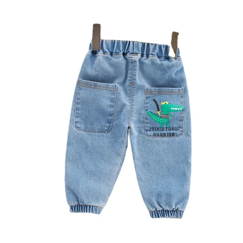 Children's Naughty Spring And Autumn Jeans - Enfance-Heureuse