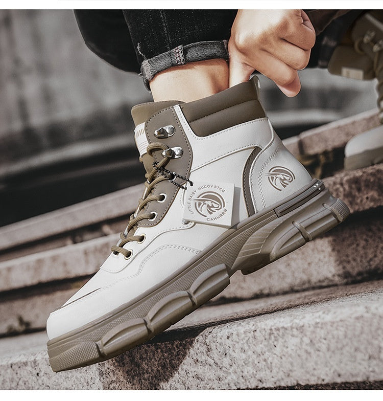 Men's Casual Trend High Top British Style Martin Boots - Enfance-Heureuse