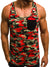 Casual Vest Men's Slim Breathable Camouflage Print Personalized Sleeveless