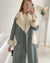 Lamb Wool Long Lapel Pocket Jacket Simple Women's Clothing - Enfance-Heureuse