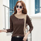 Fleece-lined Korean Style Slimming Bottoming Shirt Autumn And Winter